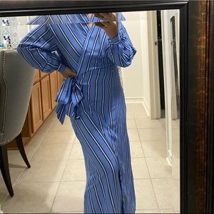 H&M maxi wrap around dress